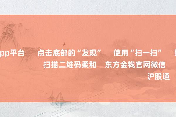 体育游戏app平台      点击底部的“发现”     使用“扫一扫”     即可将网页共享至一又友圈                            扫描二维码柔和    东方金钱官网微信                                                                        沪股通             深股通         